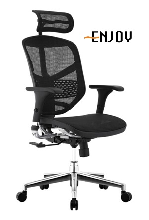 enjoy-人體工學椅-電腦㯝-辦公椅-黑色斜面照片