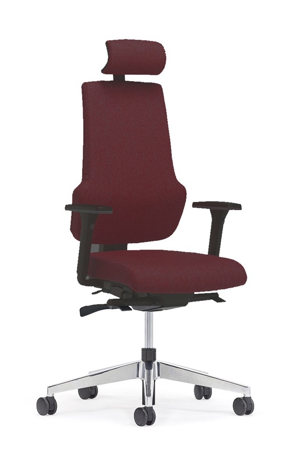 ERA_人體工學椅_電腦椅紅色_正側面照片