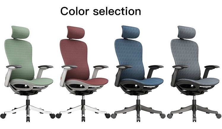 Gina_人體工學椅_帶腳踏_多種顏色選擇