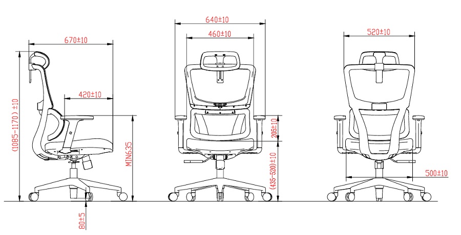 Callie-J_人體工學椅_電腦椅_尺寸圖示