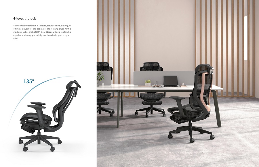 ESS_ESSB_人體工學椅_電腦椅_後躺角度135度